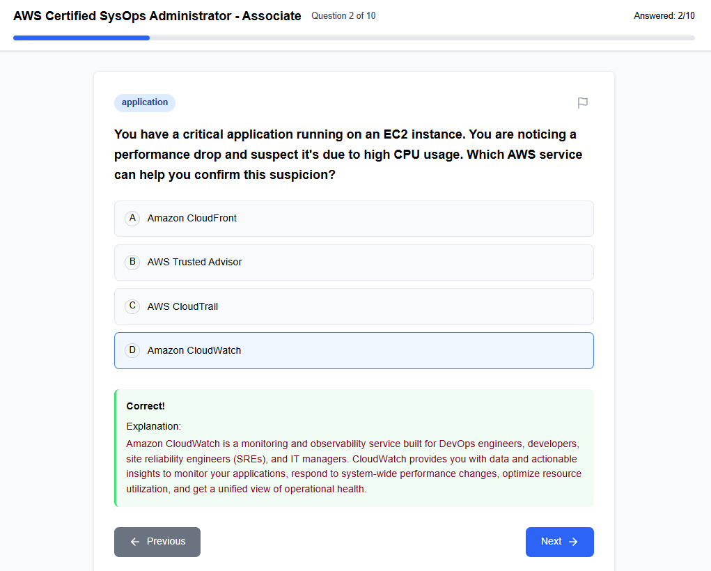 Adaptive practice questions